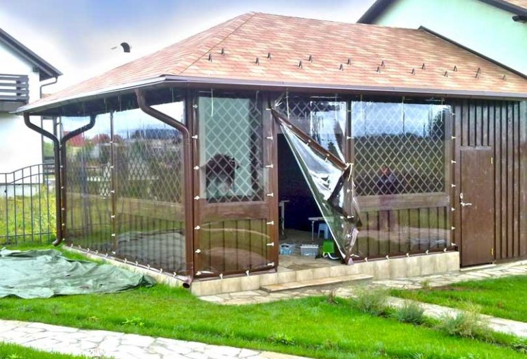 ПВХ вікна для бесідок і терас 1