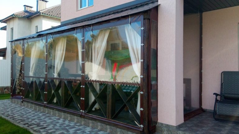 ПВХ окна для беседок и террас 46